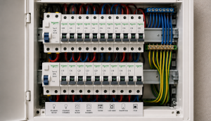 Tableau installé par un électricien à Suresnes
