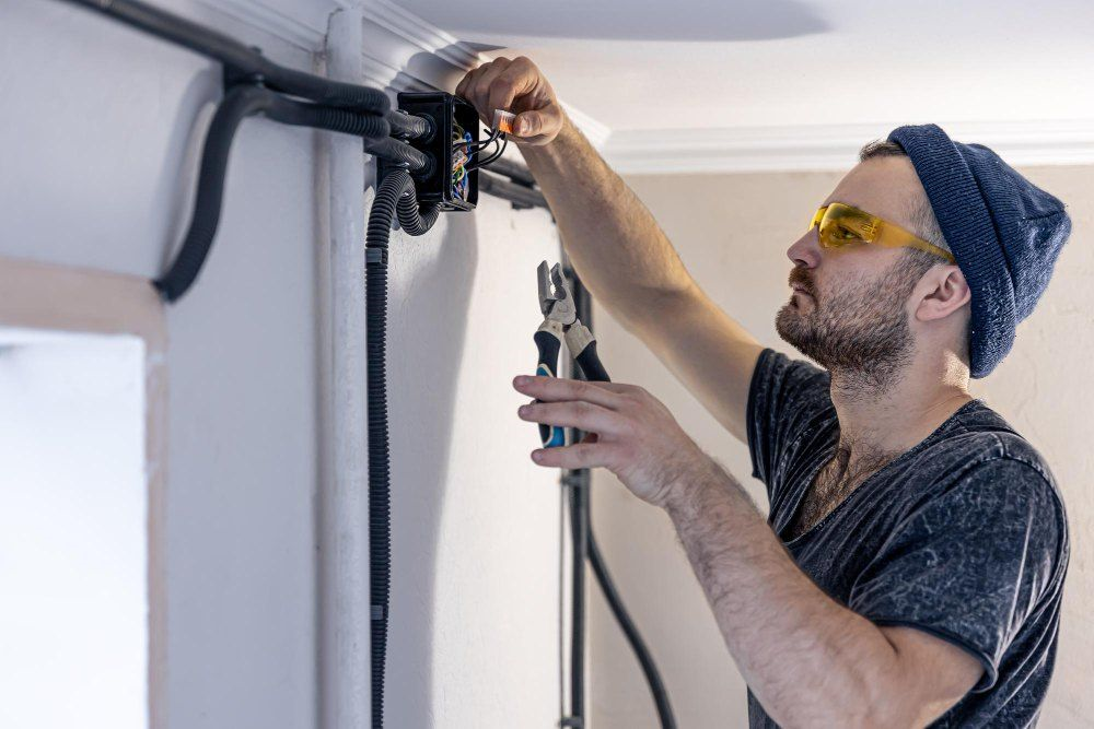 Pose de gaines électriques lors d’un aménagement